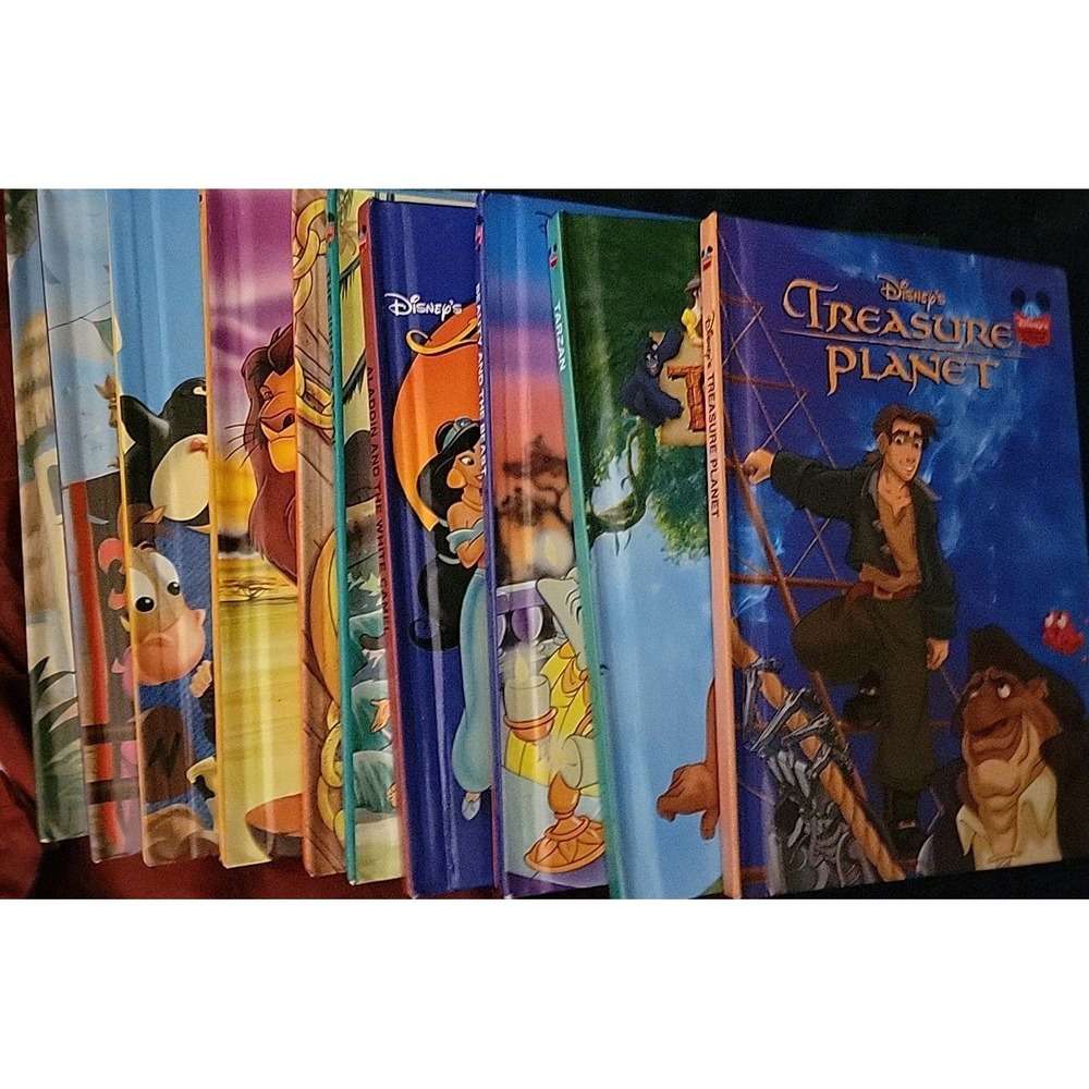 11 Disney's Wonderful World‎ of Reading Books Walt Disney Productions Presents
